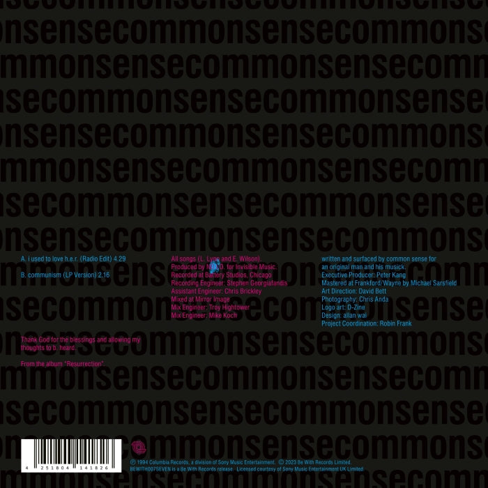 Common Sense / I Used To Love H.E.R. b/w Communism