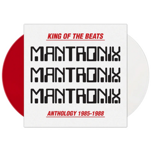 Mantronix: King of the Beats / The Anthology 1985-1988 (2x12" Red & White Color Vinyl LP, 2023 Repress)