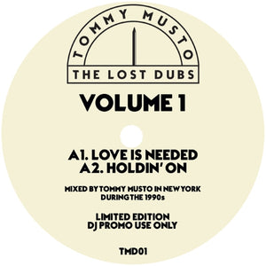 Tommy Musto / The Lost Dubs Vol 1