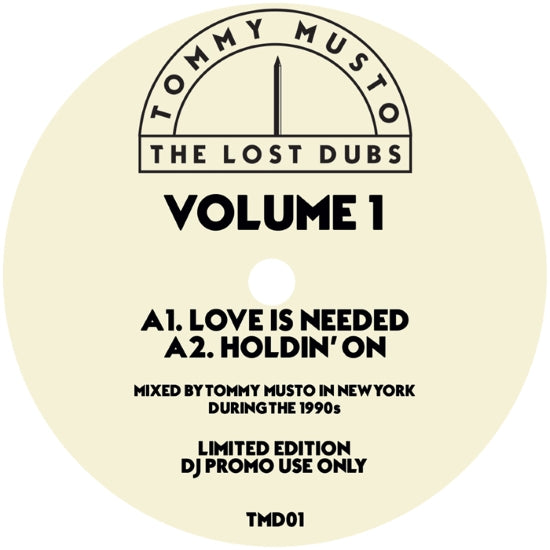 Tommy Musto / The Lost Dubs Vol 1