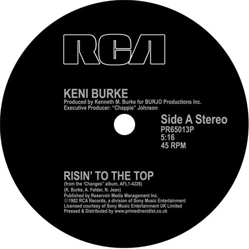洋楽 Keni Burke - Risin' To The Top (Promo) 洋楽 Keni Burke - Risin' To The Top (Promo) Keni Burke