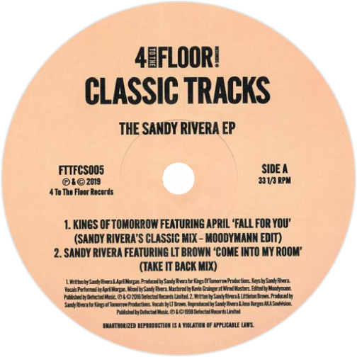 Sandy Rivera / The Sandy Rivera EP (2024 Repress)