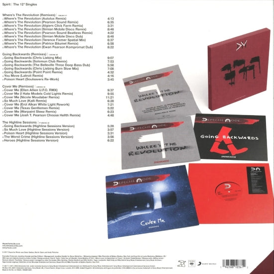 Depeche Mode / Spirit | The 12" Singles (7x12" Box Set) Luv4Wax Depeche Mode / Spirit | The 12" Singles (7x12" Box Set) Luv4Wax