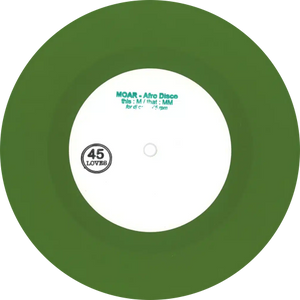 Moar / Afro Disco (Green Color Vinyl)