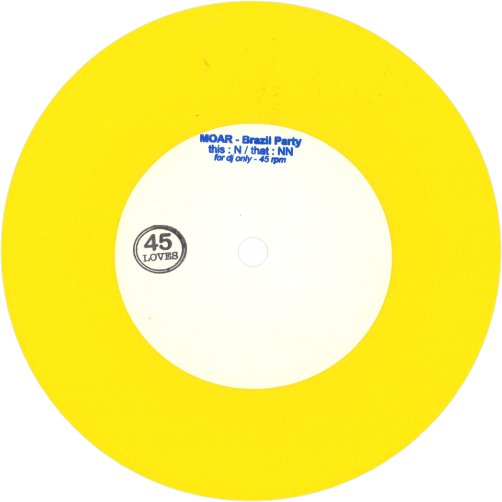 Moar / Brazil Party (Yellow Color Vinyl)