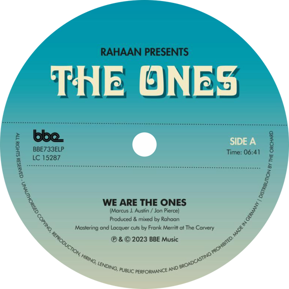 Rahaan / We Are The Ones