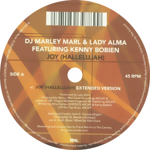 DJ Marley Marl, Lady Alma, Kenny Bobien ‎/ Joy (Hallelujah)
