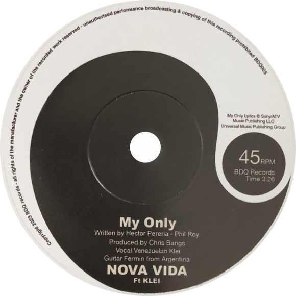 Nova Vida / My Only (Vocal/Instrumental)
