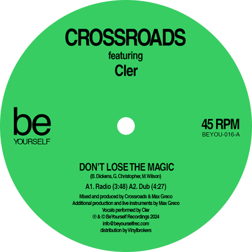 Crossroads Feat. Cler / Don't Lose The Magic b/w Georgy Porgy