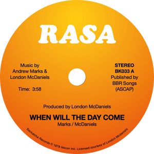 Rasa / When Will The Day Come b/w Within The Sound