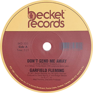 Garfield Fleming / Don’t Send Me Away (2023 Reissue, Remastered)