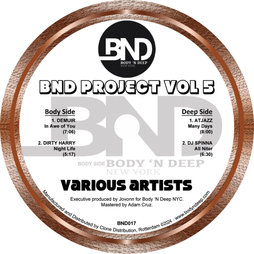 Demuir, Dirty Harry, Atjazz, DJ Spinna / BND Project Vol. 5