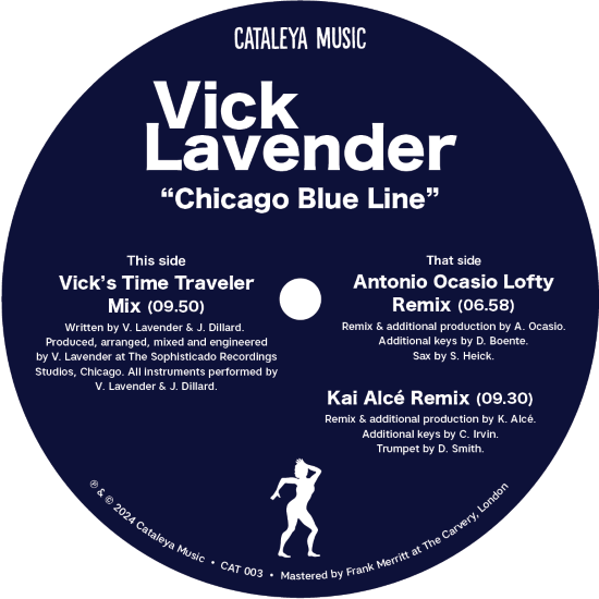 Vick Lavender ‎/ Chicago Blue Line (Antonio Ocasio, Kai Alcé Remixes)