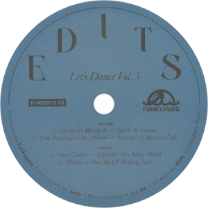 Jacques Renault, The Patchouli Brothers, Paul Older, Elado / Let's Dance Vol. 3