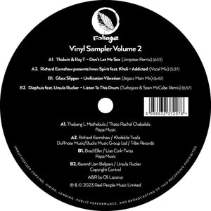 Thakzin & Ray T, Jimpster, Richard Earnshaw, Atjazz Main Mix, Unrsula Rucker, Turbojazz, Sean McCab / Foliage Vinyl Sampler Vol. 2