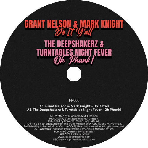 Mark Knight, Grant Nelson, Deepshakerz, Richard Earnshaw Featuring Sebb Junior / Fool’s Paradise Sampler Vol. 4