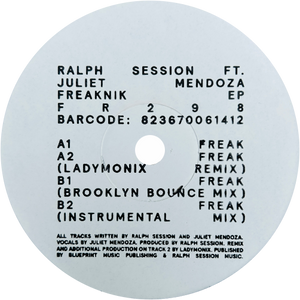 Ralph Session, Juliet Mendoza / Freaknik EP (Ladymonix Remix)