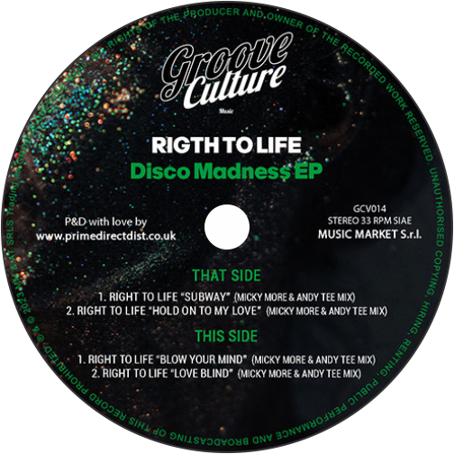 Right To Life / Micky More & Andy Tee Disco Madness EP