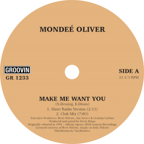 Mondeé Oliver / Make Me Want You – Luv4Wax