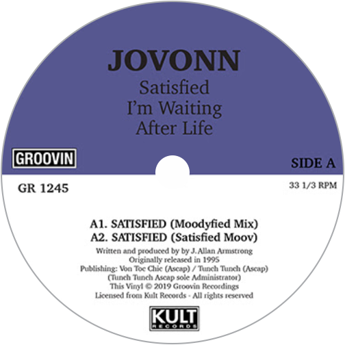 Jovonn / Satisfied (2024 Repress)