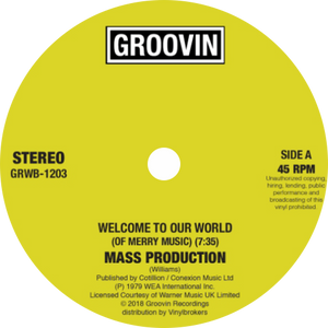 Mass Production / Welcome To Our World (Of Merry Music) b/w Cosmic Lust