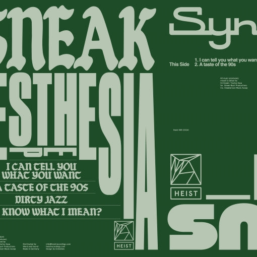 DJ Sneak / Synesthesia EP