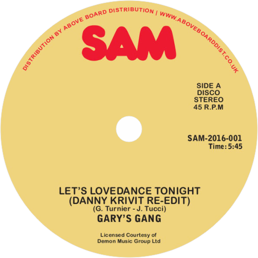 Gary's Gang / Let's Lovedance Tonight (Danny Krivit Re-Edit)