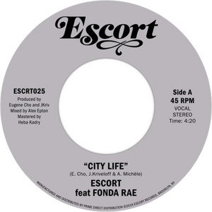 Escort, Fonda Rae, JKriv / City Life b/w Fantasy