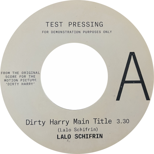 Lalo Schifrin / Dirty Harry b/w Magnum Force (Clint Eastwood)