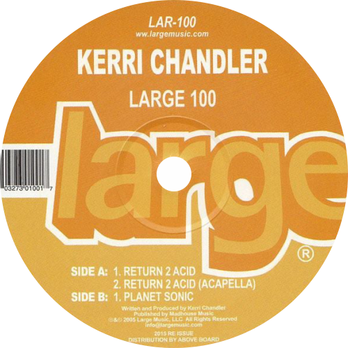 Kerri Chandler ‎/ Return 2 Acid (2024 Repress)