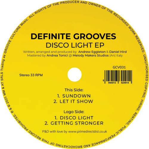Definite Grooves / Disco Light EP