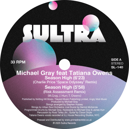 Michael Gray, Antonello Ferrari Featuring Tatiana Owens & Sulene Fleming / Season High b/w Music of Life - Remixes