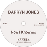 Darryn Jones / In The Bush b/w Now I Know