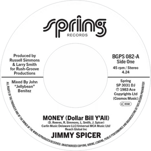 Jimmy Spicer / Money (Dollar Bill Y'all) b/w Instrumental