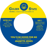 Jeanette Jones / You'd Be Good For Me b/w Cut Loose