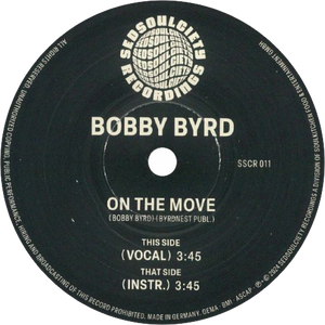 Bobby Byrd / On The Move – Luv4Wax