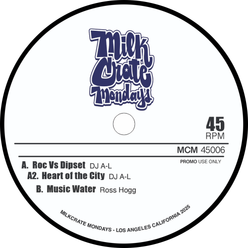 DJ A-L, Ross Hogg / Roc Vs Dipset, Heart Of The City b/w Music Water (Jay-Z, Marvin Gaye)