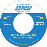Rick Rhymes, Red Hot Hancock / Mary’s Woo Hah! b/w Stars In Your Yes Yes