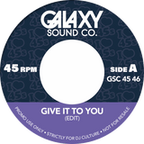 UPP, The S.S.O. Orchestra / Give It To You b/w Faded (Mr. Thelonious Edits)
