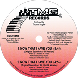 Tommy McGee ‎/ Now That I Have You
