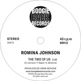 Romina Johnson / Never Too Late b/w The Two of Us