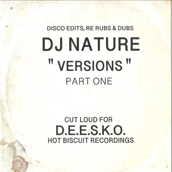 NATURE001HBR / DJ Nature / Versions Part One (Limited 2x12