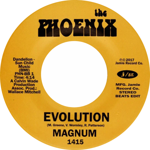 Magnum / Evolution (Beats Edit) b/w It's The Music That Makes Us Do It