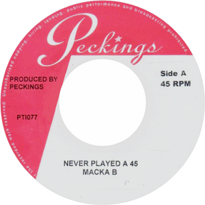 Macka B, Leanna / Never Played A 45 b/w Grapevine