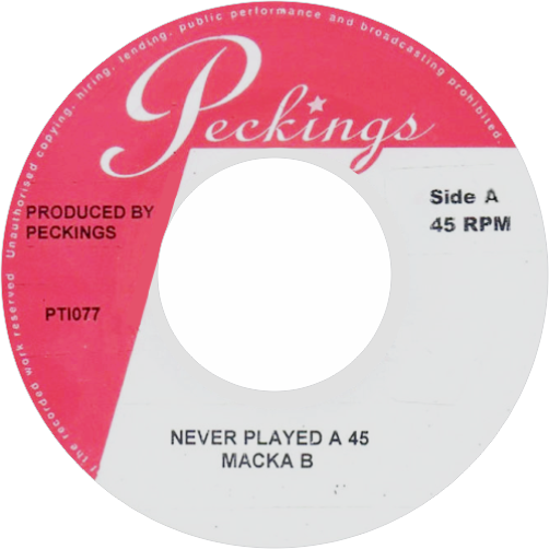 Macka B, Leanna / Never Played A 45 b/w Grapevine