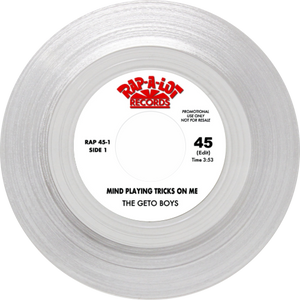 Geto Boys / Mind Playing Tricks On Me b/w Mind Of A Lunatic (7" Limited Clear Color Vinyl, Reissue)