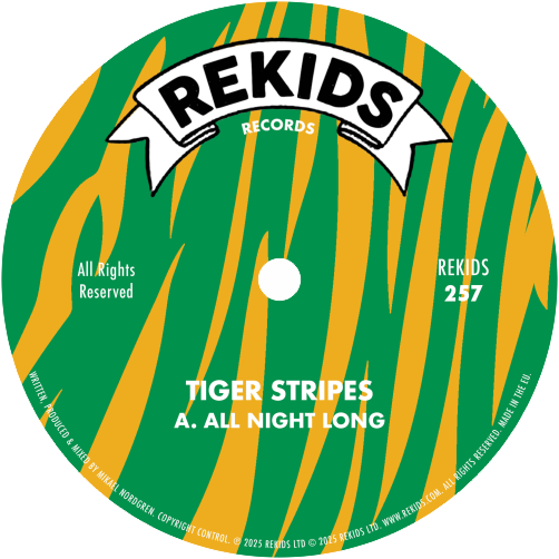 Tiger Stripes / All Night Long b/w Goddess