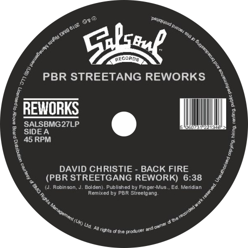 David Christie, The Destroyers / Back Fire b/w 'Lectric Love (PBR Streetgang Reworks)