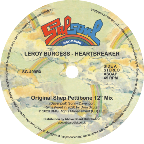 Leroy Burgess / Heartbreaker (Shep Pettibone, Moplen Mixes)