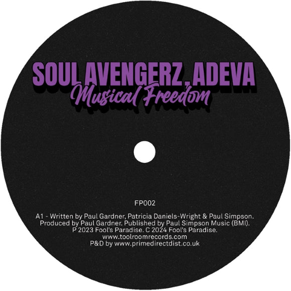 Soul Avengerz, Sebb Junior / Fool’s Paradise Sampler Vol. 2